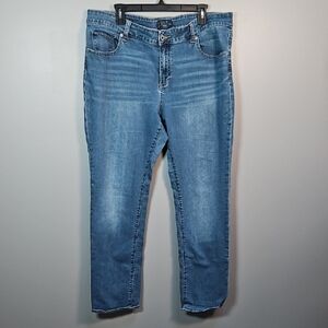 Lucky Brand Ginger Straight Leg Medium Wash Denim Jeans